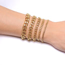PULSEIRA CUBANA UNISEX INOX.