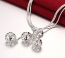 CONJUNTO JOIAS PRATA BRINCOS CONJUNTO RARO CASAMENTO.