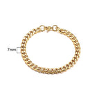 PULSEIRA CUBANA UNISEX INOX.