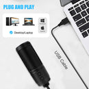 MICROFONE PROFISSIONAL PARA PC COM BOTAO MUDO, SEM RUÍDO, PARA PS4, OUTROS.