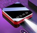 MINI BATERIA EXTERNA 10.000MAH CARREGADOR E LANTERNA.