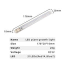 LÂMPADA LED PARA CRESCIMENTOS DE PLANTAS PORTÁTIL, USB.