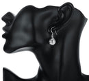 CONJUNTO JOIAS PRATA BRINCOS CONJUNTO RARO CASAMENTO.