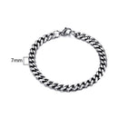 PULSEIRA CUBANA UNISEX INOX.