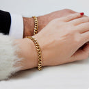 PULSEIRA CUBANA UNISEX INOX.