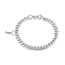 PULSEIRA CUBANA UNISEX INOX.