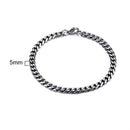 PULSEIRA CUBANA UNISEX INOX.