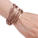 PULSEIRA DE COURO COM BRILHANTES TREND.