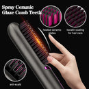 Wireless Hair Straightener Brush Third Gear Adjustable Hair Curler Portable Heating Comb