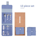 IMPERDÍVEL CONJUNTO MANICURE 16 EM 1 AÇO INOX.
