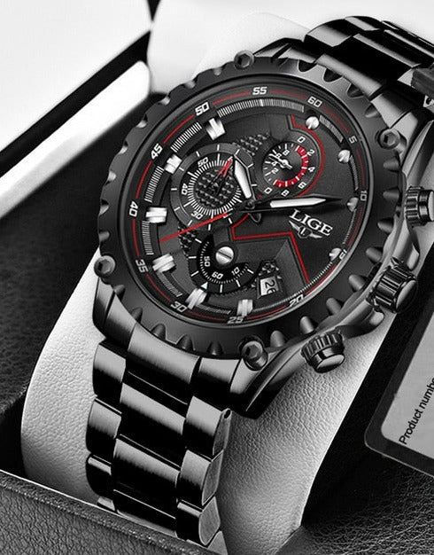 RELÓGIO MASCULINO PRATA AÇO INOX TOP.