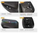 MOUSE SEM FIO ERGONOMICO 6 BOTÕES CONFORTÁVEL E SILENCIOSO.