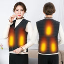 Heated Vest Men Women Usb Heated Jacket Thermal Clothing Hunting Vest Winter Fish Hiking Hunting Skiing Heating Jacket S-4XL