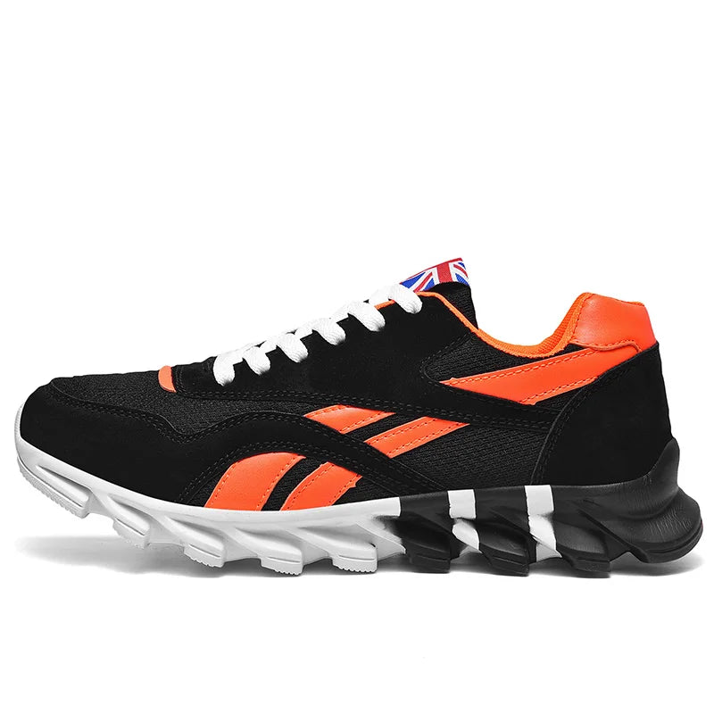 JINXUAN Riveted Genuine Leather Couple Sneakers Breathable Walking Shoes Outdoor Sports Gym Lightweight Jogging men Shoes 49