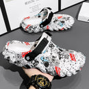 Fashion Men Slippers Comfort Beach Sandals Non-slip Garden Shoes Chef Shoes Summer Casual shoes Nurse Doctor Shoes Flip Flops