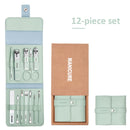 IMPERDÍVEL CONJUNTO MANICURE 16 EM 1 AÇO INOX.