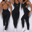 Sporty Jumpsuit Women Sportwear Push Up Gym Set Women Fitness Overalls 2024 Sport Outfit for Woman Sportswear Yoga Clothes PINK