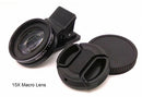LENTE 4K 37MM 15X PROFISSIONAL PARA TELFONE CELULAR.
