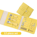 IMPERDÍVEL CONJUNTO MANICURE 16 EM 1 AÇO INOX.