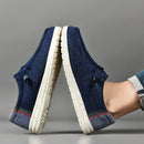 Men Casual Canvas Shoes  Mens Loafers Breathable Slip on Flats Male Vulcanized Shoes Driving Shoes Plus Size 48 Walking shoes