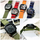 RELÓGIO QUARTZO MASCULINO PULSEIRA AÇO INOX, DATA AUTOMÁTICA.