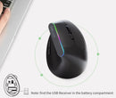 MOUSE SEM FIO ERGONOMICO 6 BOTÕES CONFORTÁVEL E SILENCIOSO.