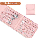 IMPERDÍVEL CONJUNTO MANICURE 16 EM 1 AÇO INOX.
