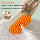 PENTE PARA PETS COM SPRAY ELÉTRICO E REMOÇÃO DE PELOS.