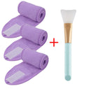 FAIXA DE CABEÇA 3 PEÇAS, AJUSTÁVEIS COM 1 ESCOVA MÁSCARA YOGA SPA.