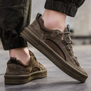 High Street Skate Shoes for Men Anti-slip Summer Outdoor Casual Top Layer Cowhide Genuine Leather Breathable Caterpillar Boots