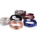 PULSEIRA DE COURO COM BRILHANTES TREND.