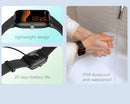 RELÓGIO INTELIGENTE UNISEX COM FREQUENCIA CARDÍACA, MONITOR DE SONO.