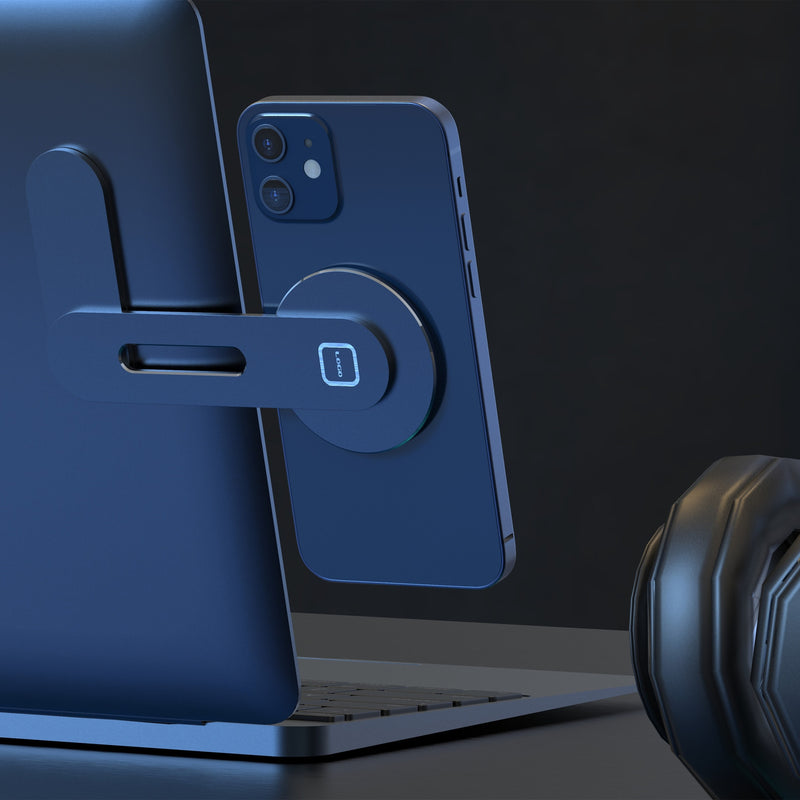 SUPORTE MAGNÉTICO PARA IPHONE E TABLET.