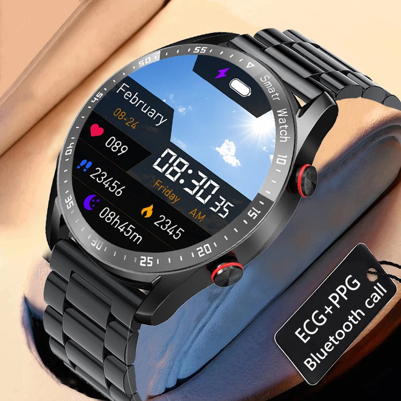 RELÓGIO INTELIGENTE BLUETOOTH MASCULINO ESPORTE.