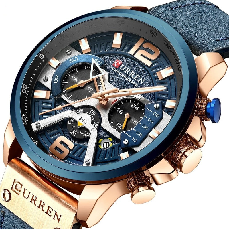RELÓGIO CHRONOGRAPH MASCULINO TOP SPORT QUARTZ.