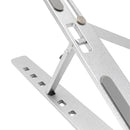 Suporte de Alumínio Ajustável para Notebook – Cinza