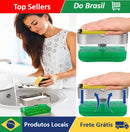 Dispenser de Detergente 2 em 1 com Bucha