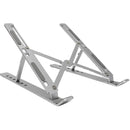 Suporte de Alumínio Ajustável para Notebook – Cinza