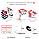 Organizador de Cabos Autoadesivo – Kit 20