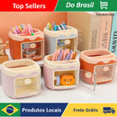Porta-Lápis Ursinho para Mesa