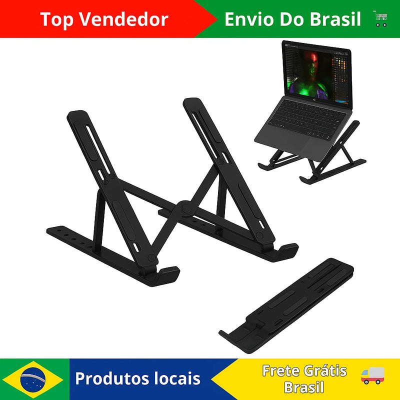Suporte de Alumínio para Notebook com 6 Ângulos