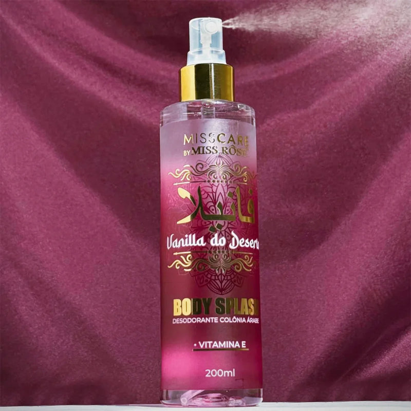 Body Splash Árabe Vanilla do Deserto 200 ml Miss Rôse