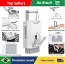 Kit Escova de Limpeza para Teclado e Fones 8 em 1
