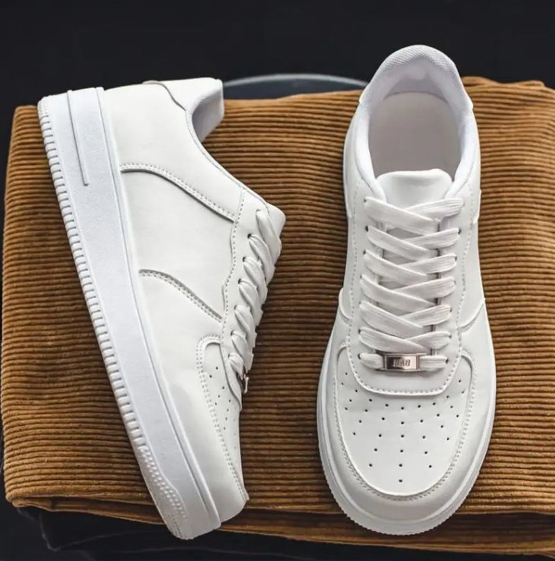 Vulcanized Men's Sneakers, Men's Sports Shoes for Walking, Outdoor Sneakers, Soft Ssole, Autumn, 2023