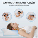 Travesseiro Cervical Borboleta de Espuma Viscoelástica – Cinza
