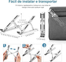 Suporte de Alumínio para Notebook com 6 Ângulos