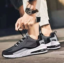 Autumn New Blue Bubble Padded Running Shoes for Men and Women, Outdoor Sports Sneakers for Men, Autumn