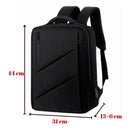 Mochila Executiva Preta para Notebook 17"