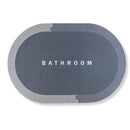 Tapete Oval Absorvente para Banheiro