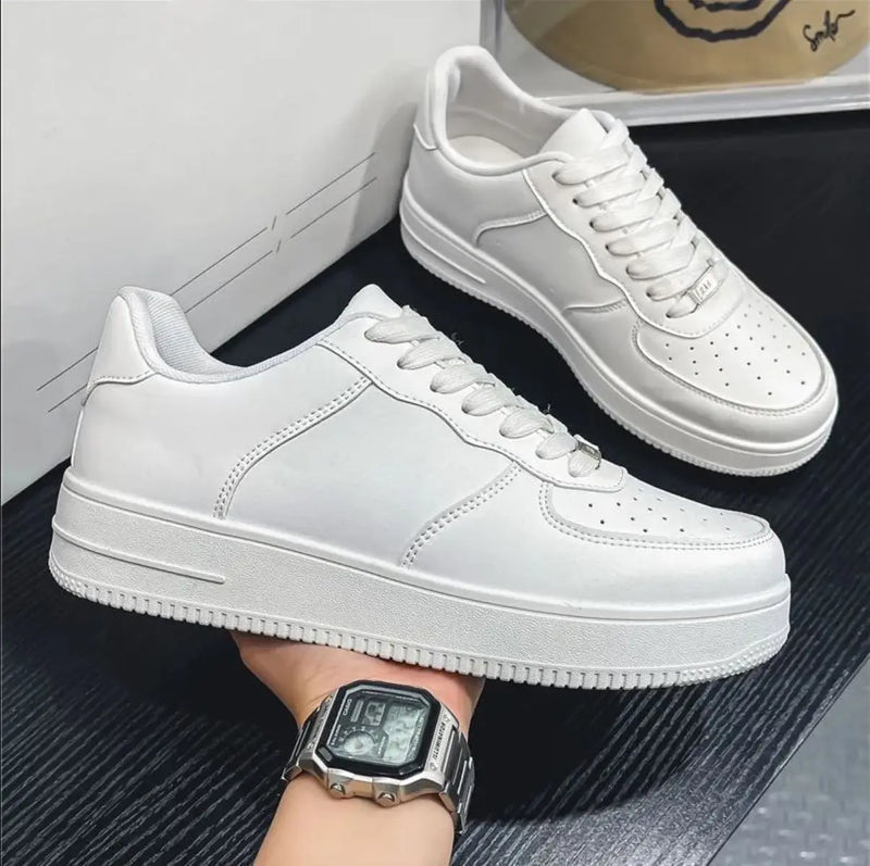 Vulcanized Men's Sneakers, Men's Sports Shoes for Walking, Outdoor Sneakers, Soft Ssole, Autumn, 2023